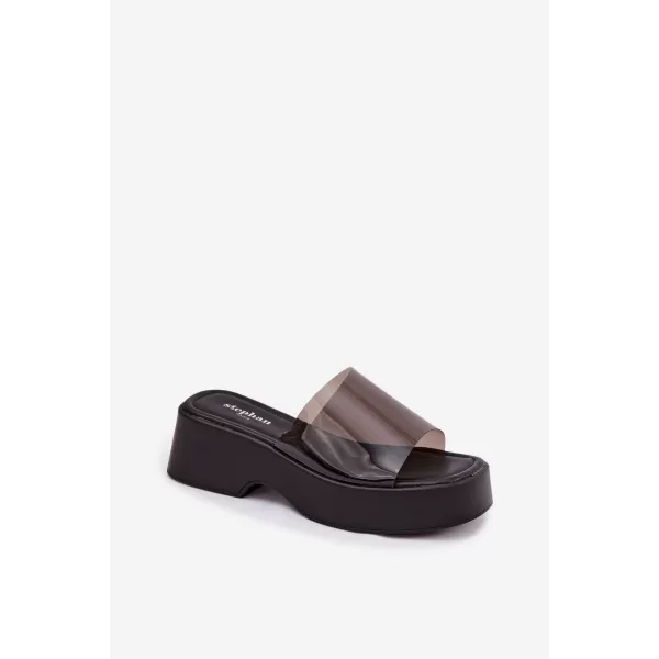  Dámske šľapky BOTO 78-146 BLACK 