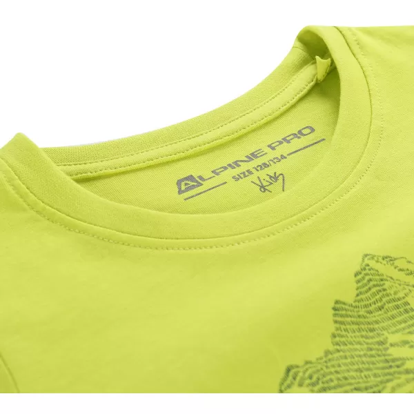  Detské tričko ALPINE PRO ECOMO 4 SULPHUR SPRING VARIANT PA 