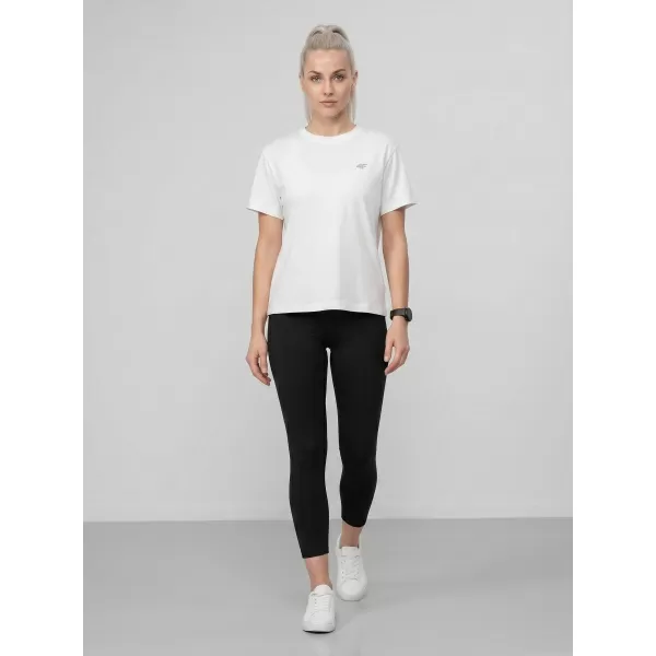  Dámske tričko 4F WMM00TTSHF3310 WHITE 
