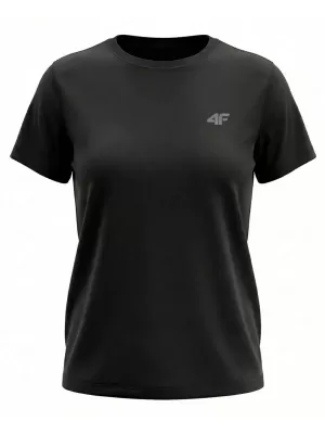 Dámske tričko 4F WMM00TTSHF3308 DEEP BLACK