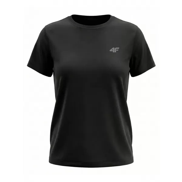  Dámske tričko 4F WMM00TTSHF3308 DEEP BLACK 