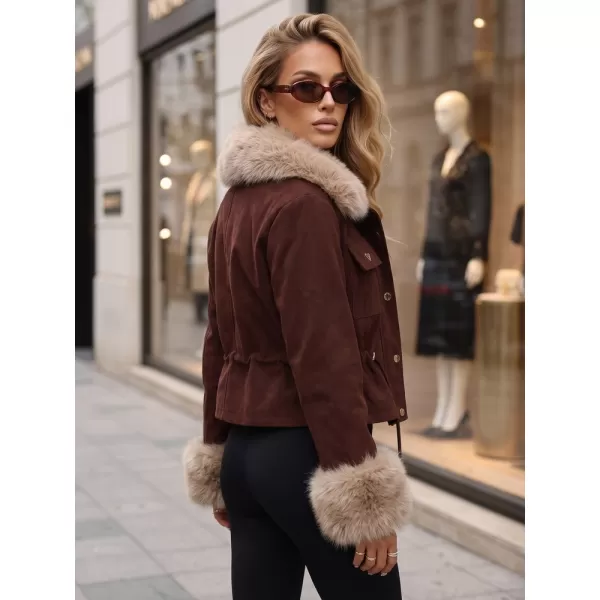  Dámska bunda DSTREET TY5706 BORDOVÁ 