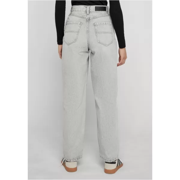  Dámske nohavice URBAN CLASSICS TB4524 LIGHT SILVER GREY WASHED 