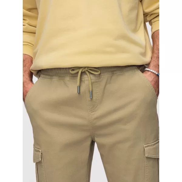  Pánske nohavice OMBRE OM-PAJO-0290 KHAKI 