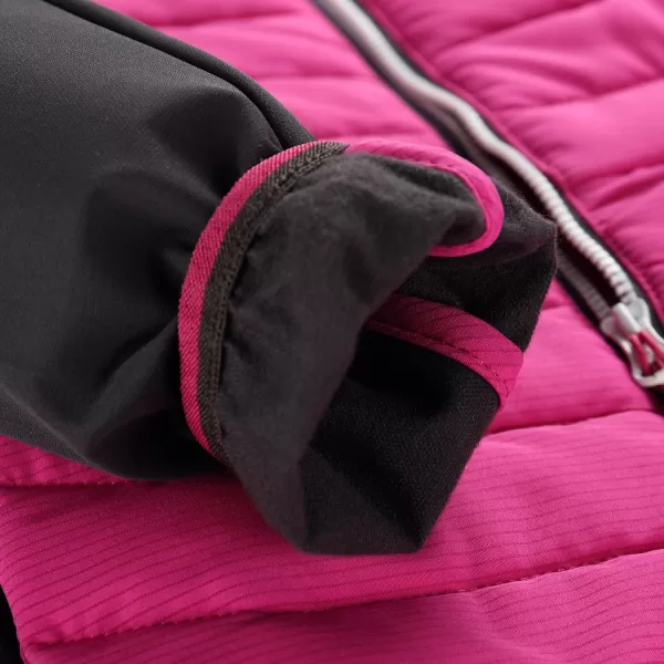  Detská bunda ALPINE PRO GERLO FUCHSIA RED 