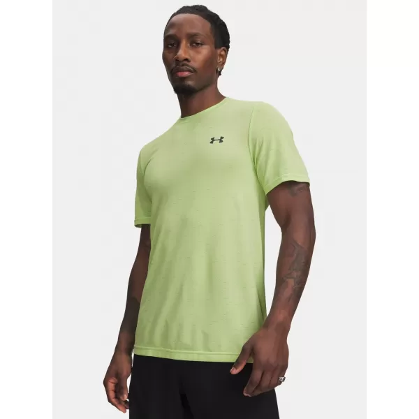  Pánske tričko UNDER ARMOUR VANISH SEAMLESS NOVELTY SS 6010603-712 ZELENÁ 