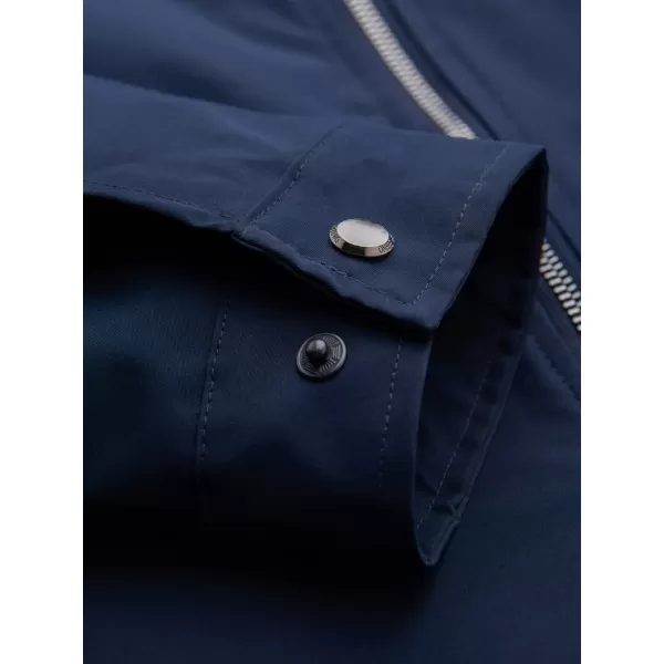  Pánska prechodná bunda OMBRE OM-JANP-0224 NAVY BLUE 