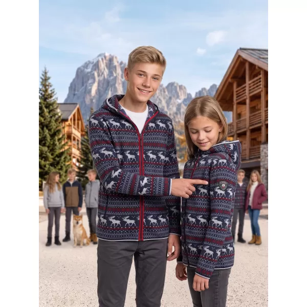  Detský hrejivý sveter ALPINE PRO NORESO MOONLIT OCEAN VARIANT PB 