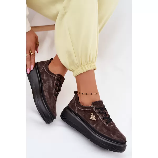 Dámske tenisky VINCEZA 41523 BROWN 