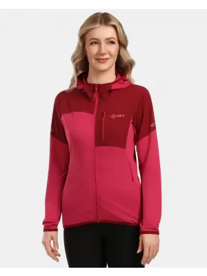 Dámska fleece mikina KILPI MEMPHIS-W 1L0201KI RUŽOVÁ