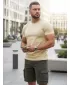 Pánske tričko DSTREET RX5676 BÉŽOVÁ