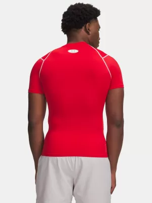 Pánske tričko UNDER ARMOUR UA HG ELITE COMP SS 6015382-600 ČERVENÁ