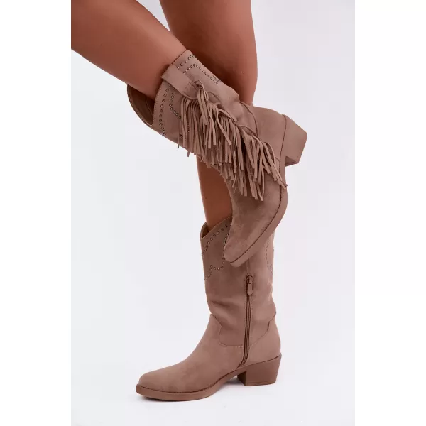  Dámske topánky BOTO LQ-158 KHAKI 