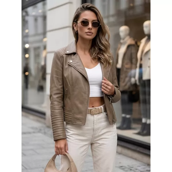  Dámska bunda DSTREET TY5712 BÉŽOVÁ 