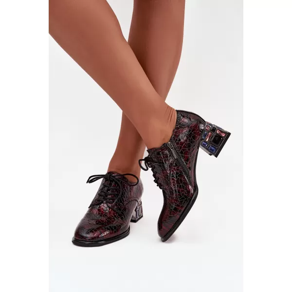  Dámske poltopánky ARTIKER 57C0073 BORDO 