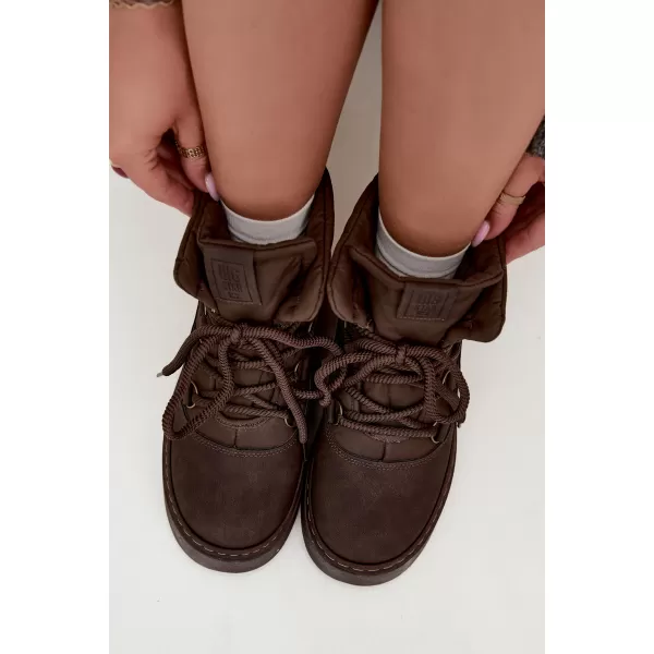  Dámske topánky BIG STAR SHOES UU274191 BROWN/BEIGE 