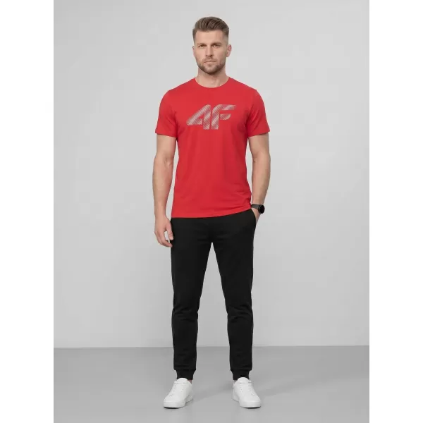  Pánske tričko 4F WMM00TTSHM3342 RED 
