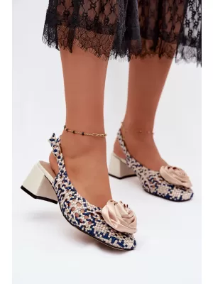 Dámske sandále ARTIKER 58C0372 BEIGE/BLUE