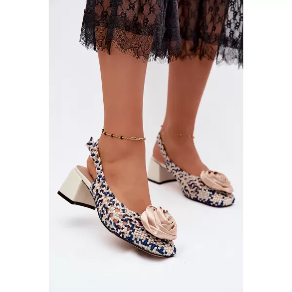  Dámske sandále ARTIKER 58C0372 BEIGE/BLUE 