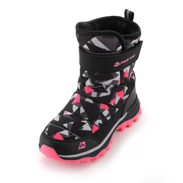  Detské zimné snehule ALPINE PRO BERNO NEÓN PINK 