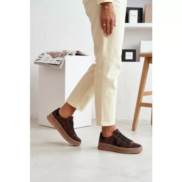  Dámske tenisky VINCEZA 79597 BROWN 