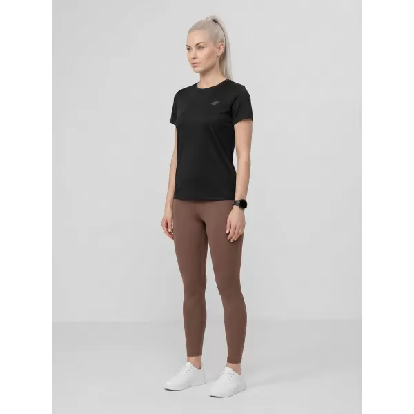  Dámske tričko 4F WMM00TTSHF3308 DEEP BLACK 