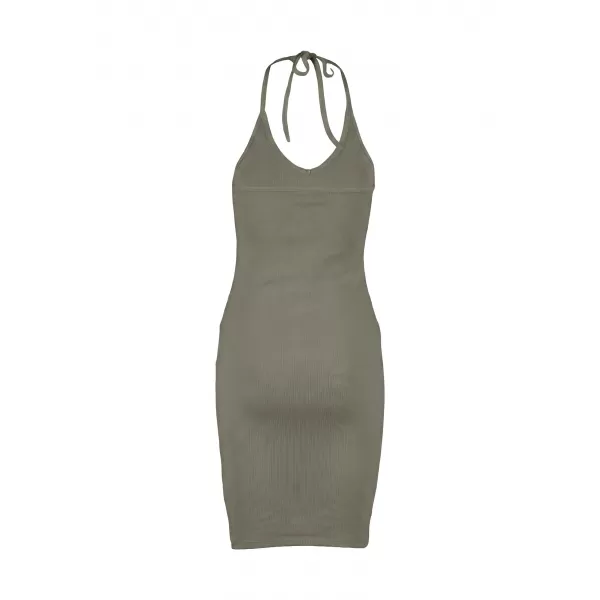  Dámske šaty URBAN CLASSICS TB7547-18328 PALE OLIVE 
