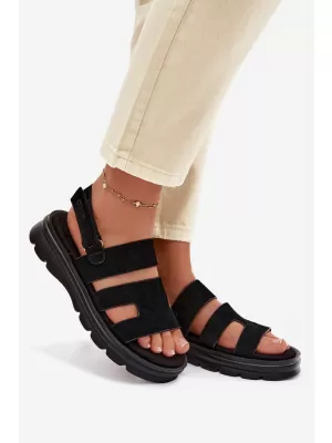 Dámske sandále BIG STAR SHOES TT274484 BLACK