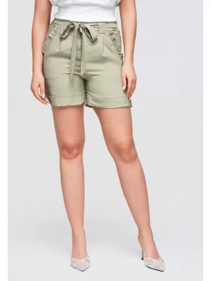 Dámske kraťasy OMBRE OW-ST-E0006 KHAKI