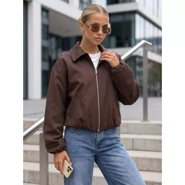  Dámska bunda DSTREET TY5957 HNEDÁ 