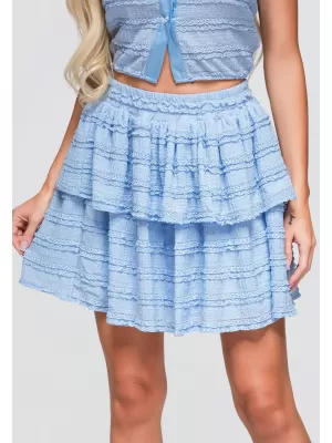 Dámska sukňa OMBRE OW-GL-E0014 BLUE