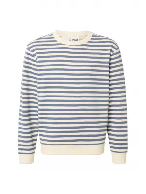 Dětská mikina URBAN CLASSICS UCK6135 WHITE SAND/VINAGE BLUE