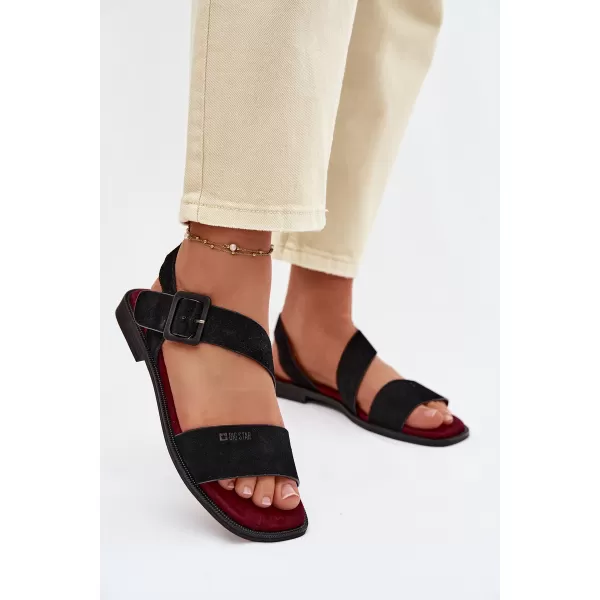  Dámske sandále BIG STAR SHOES TT274490 BLACK 