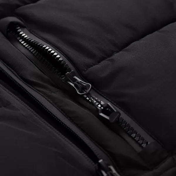  Pánsky zimný kabát ALPINE PRO PUER BLACK 