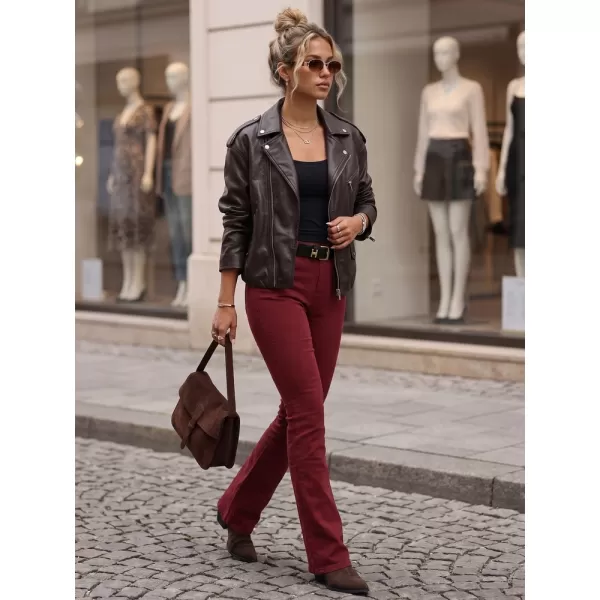  Dámske nohavice DSTREET UY3111 BORDO 