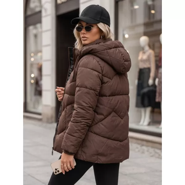  Dámska bunda DSTREET TY5752 HNEDÁ 