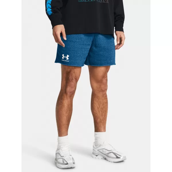  Pánske kraťasy UNDER ARMOUR RIVAL TERRY 6IN SHORT 1382427-406 MODRÁ 