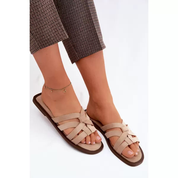  Dámske šľapky BOTO 9826 BEIGE 