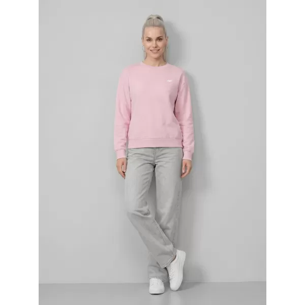  Dámska mikina 4F WMM00TSWSF2534 LIGHT PINK 