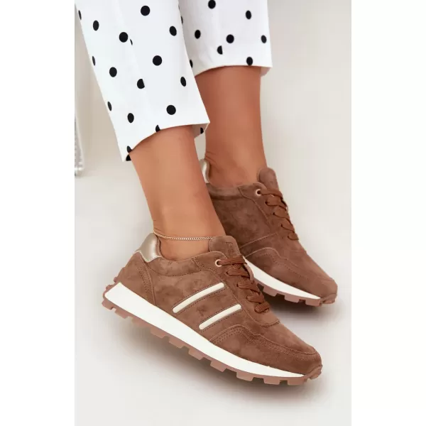  Dámske tenisky D&A LR62-7101 BEIGE 