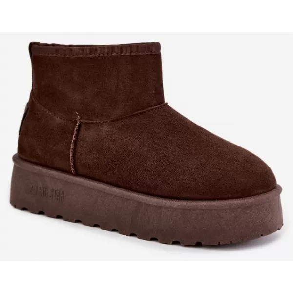  Dámske topánky BIG STAR SHOES UU274223 BROWN/BEIGE SHADOWS 