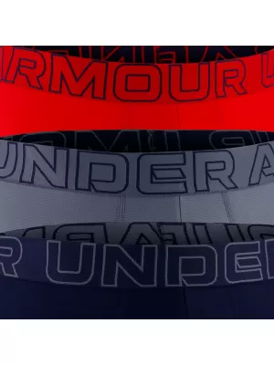 Pánske boxerky UNDER ARMOUR UA PERFORMANCE TECH MESH - SOLID 6 -3PK 1383884-600 ČERVENÁ