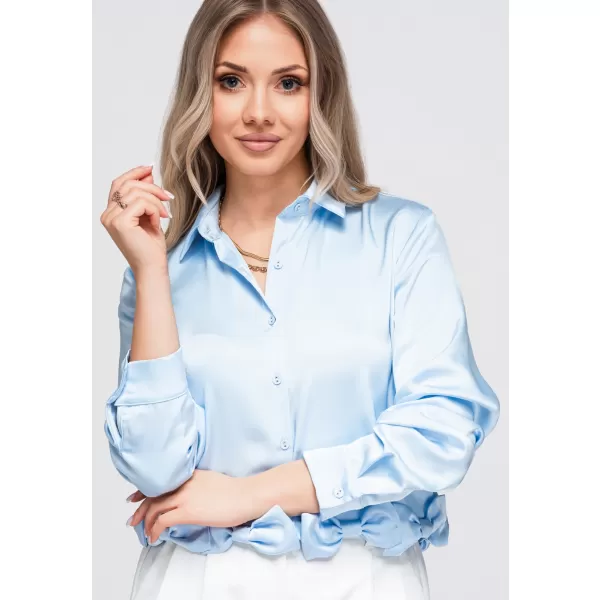  Dámska košeľa OMBRE OW-SH-E0059 BLUE 