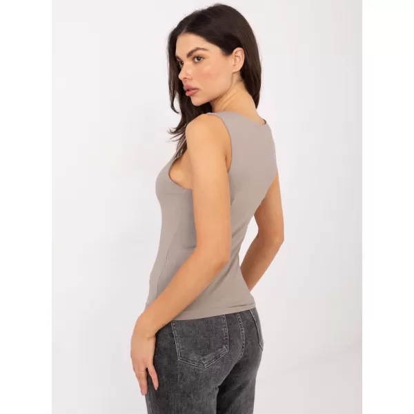  Dámsky top SUBLEVEL D12099M02803A DARK BEIGE 