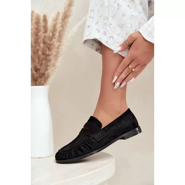  Dámske mokasíny BOTO TC-40 BLACK 