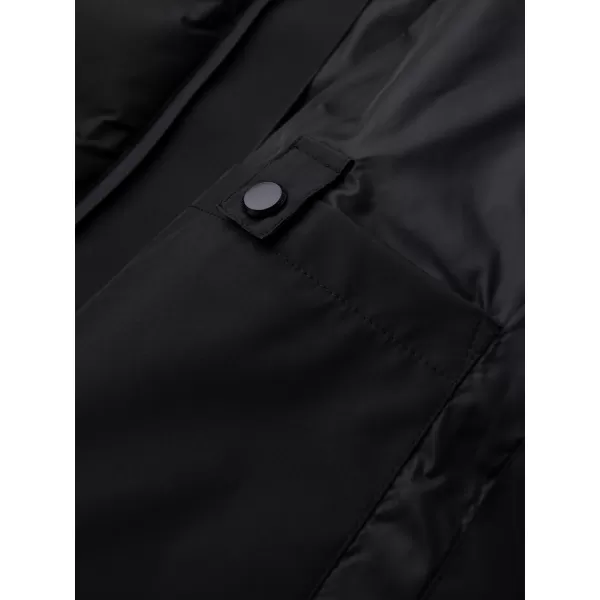 Pánska zimná prešívaná bunda OMBRE OM-JAHP-0305 BLACK 
