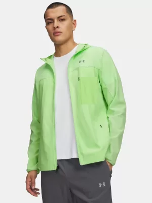 Pánska bunda UNDER ARMOUR VELOCITI PRO STORM JACKET 6005897-712 ZELENÁ