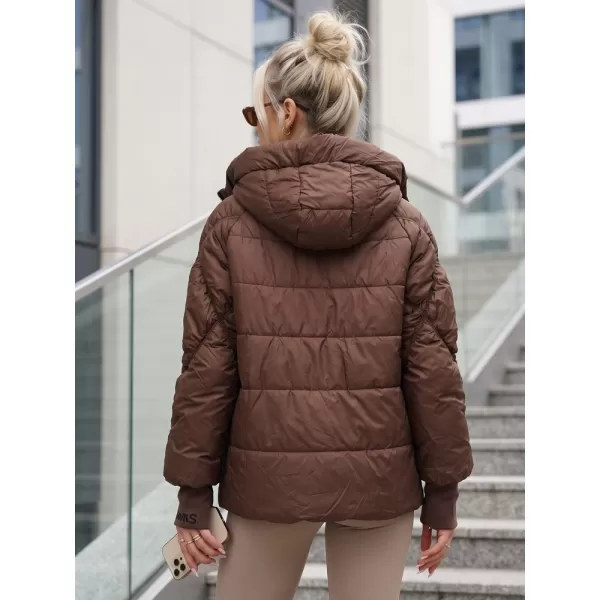  Dámska bunda DSTREET TY5760 HNEDÁ 