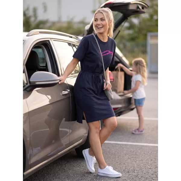  Dámske šaty ALTISPORT ALW001816 NÁMORNÁ MODRÁ 