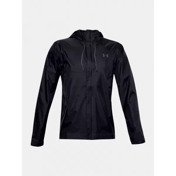  Pánska bunda UNDER ARMOUR CLOUDBURST STORM SHELL 1350950-001 ČIERNA 